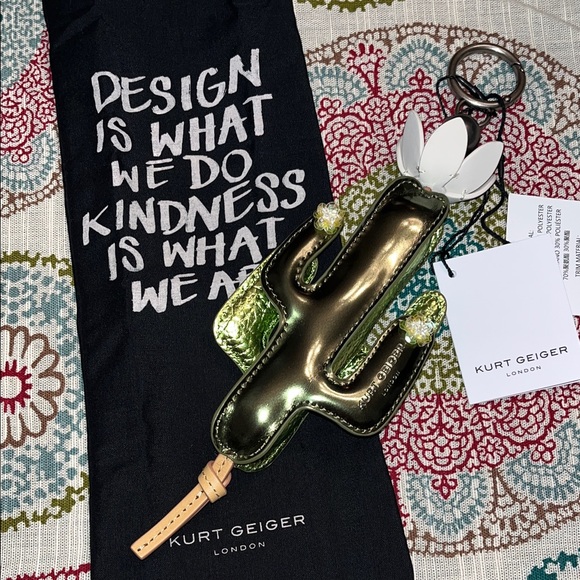 Kurt Geiger Accessories - Kurt Geiger NWT! Cactus Keychain